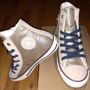 childrens glitter converse